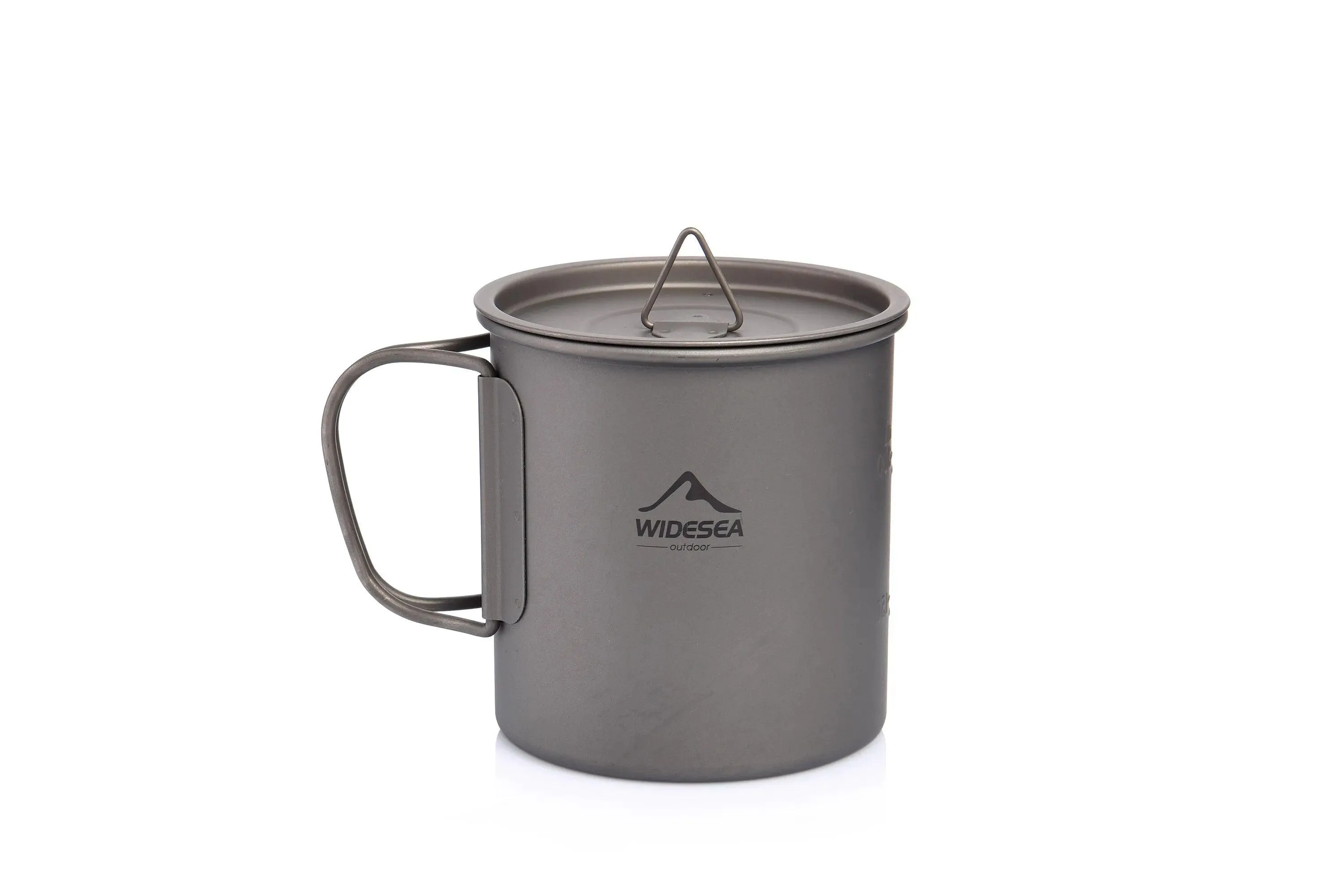 🏕️ Widesea Camping Mug | Titanium Cup for Outdoor Cooking & Travel | Picnic, Hiking, and Tourist Tableware 🍃