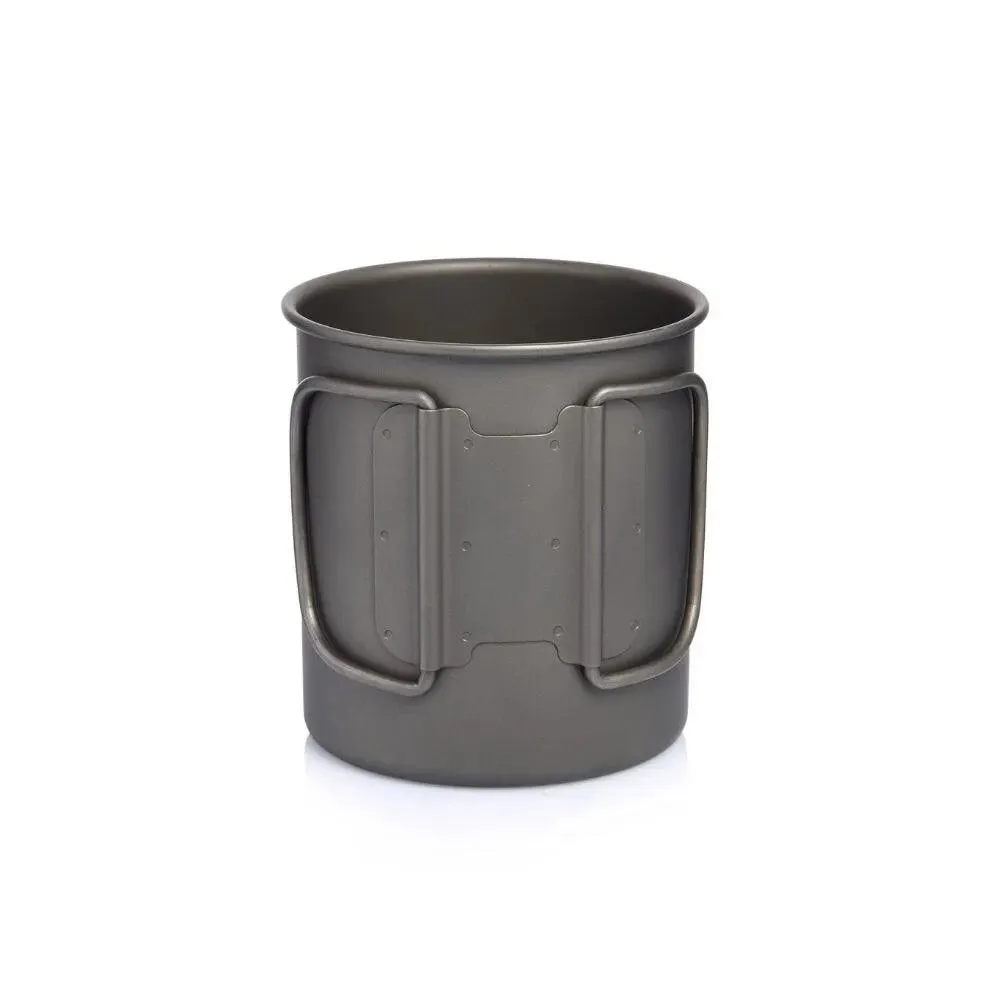 🏕️ Widesea Camping Mug | Titanium Cup for Outdoor Cooking & Travel | Picnic, Hiking, and Tourist Tableware 🍃