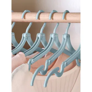 10 Pcs Foldable Travel Hangers | Portable Lightweight Folding Collapsible Clothe