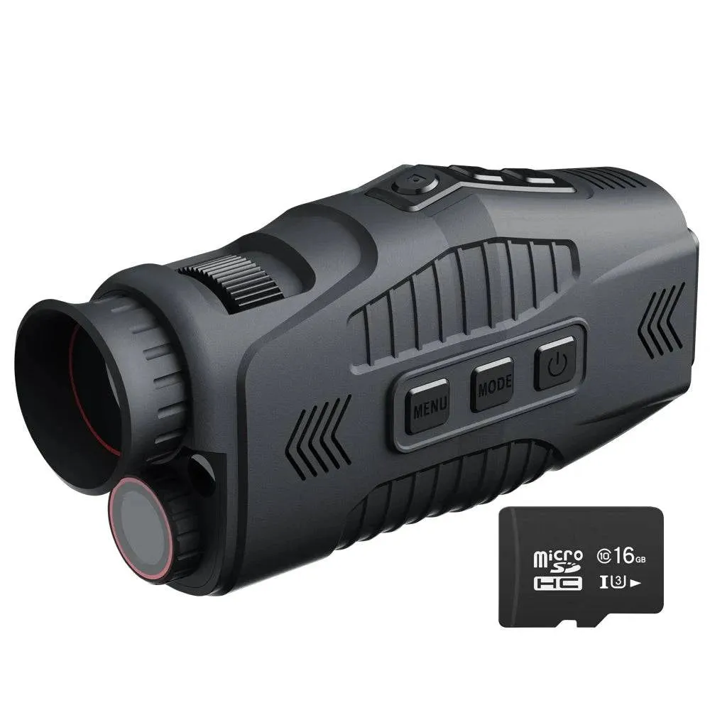 1080P Portable Monocular Infrared Night-Visions Device Day Night Photo Video Taking 5X Digital Zoom 300M Full Dark Viewing