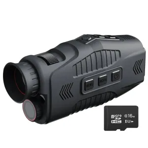1080P Portable Monocular Infrared Night-Visions Device Day Night Photo Video Taking 5X Digital Zoom 300M Full Dark Viewing