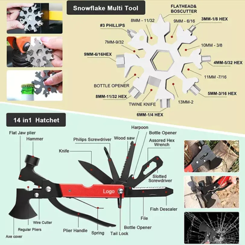 17-In-1 Outdoor Tactical Survival Camping Multi-Functional Kit