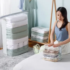2024 Household EssentialsReusable Vacuum-Free Compression Storage Bags