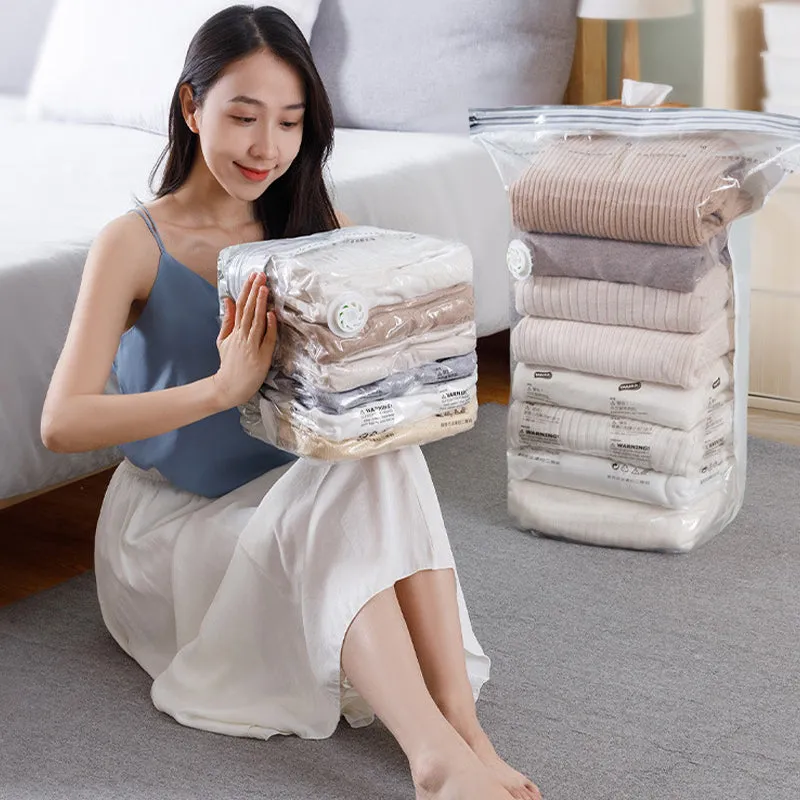 2024 Household EssentialsReusable Vacuum-Free Compression Storage Bags