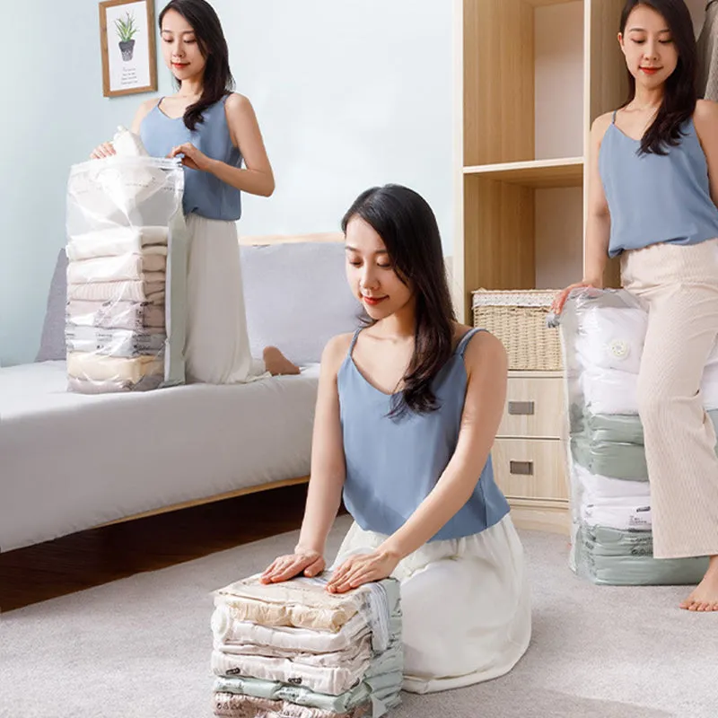2024 Household EssentialsReusable Vacuum-Free Compression Storage Bags