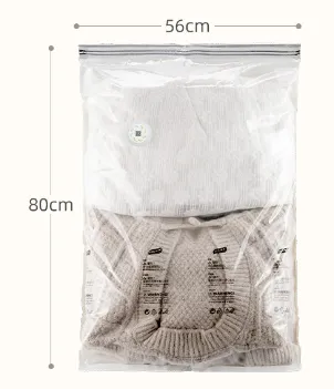 2024 Household EssentialsReusable Vacuum-Free Compression Storage Bags
