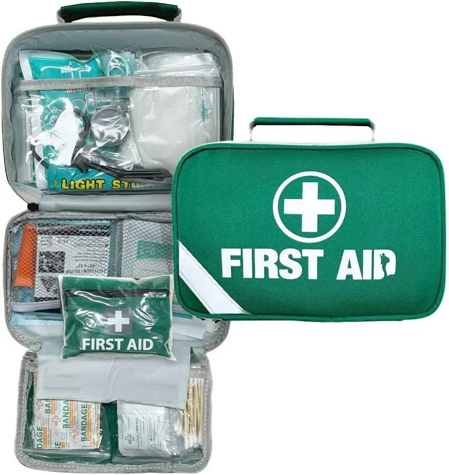 2x 258pcs Premium First Aid Kit Medical Travel Set | Emergency Family Safety