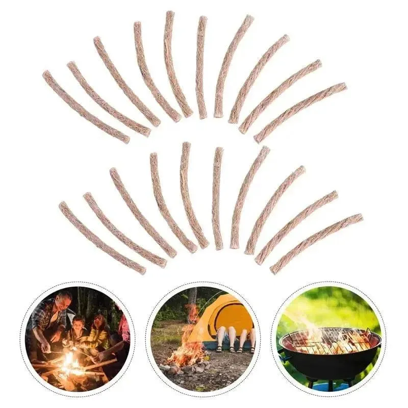 7.5CM Of Outdoor Camping Picnic Barbecue Supplies Igniter Igniter Rope Beeswax Hemp Rope Fire Tools Survival Equipment