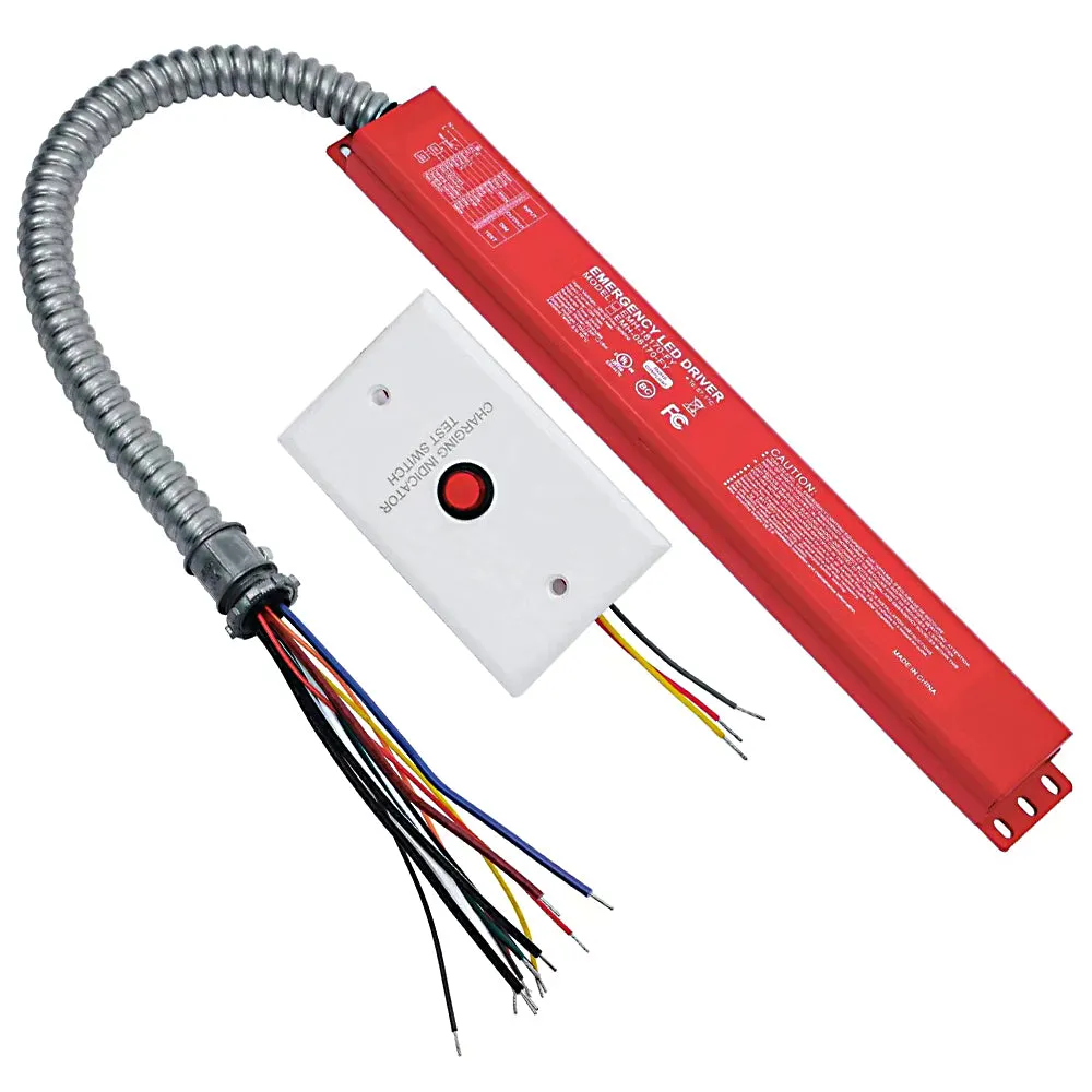 8 Watts LED Emergency Backup Driver - 100-277V - For Commercial LED Lighting