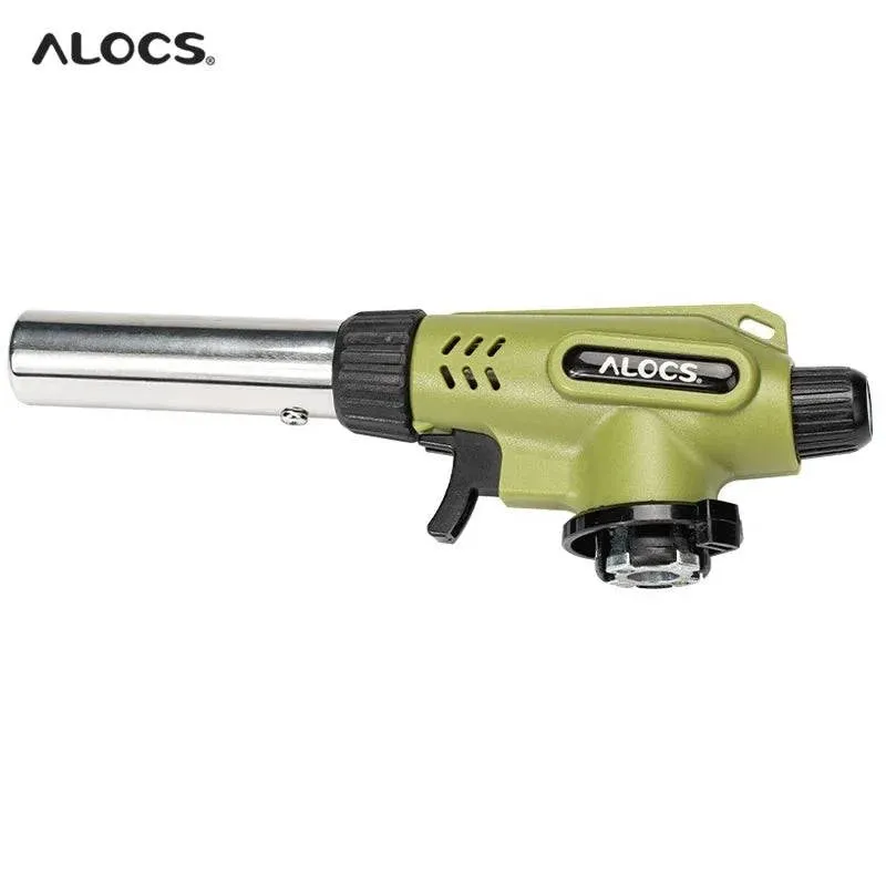 ALOCS Gas Butane Torch Flame Refillable Kitchen Lighter Burner Fire Starter for BBQ Cooking Baking Camping