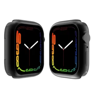 Apple Watch (45mm) stylish TPU cover - Black