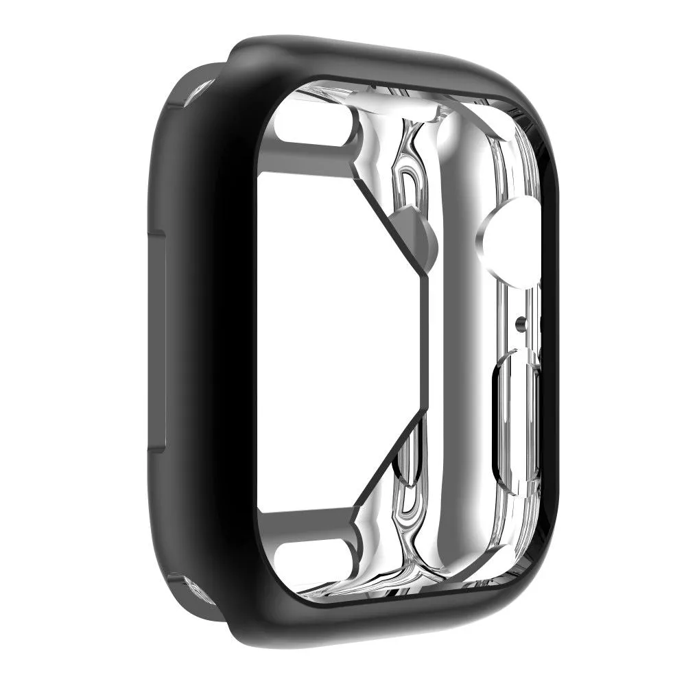 Apple Watch (45mm) stylish TPU cover - Black