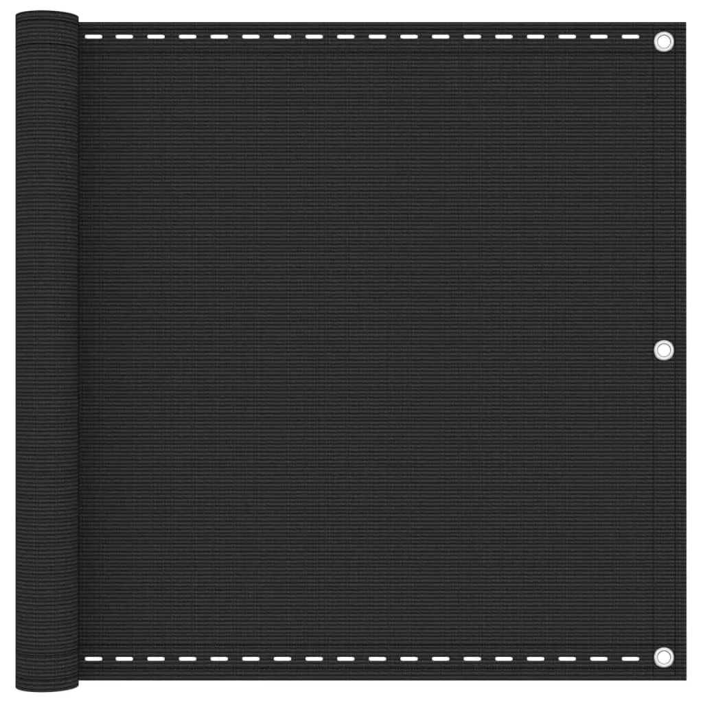 Balcony Screen HDPE 90x600 cm Anthracite