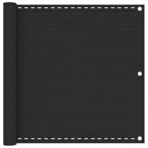 Balcony Screen HDPE 90x600 cm Anthracite