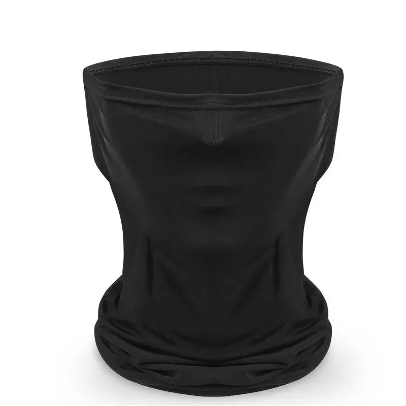 Breathable Summer Cycling Headwear Ice Silk Anti UV Face Cover Outdoor Sport Running Scarf Dustproof Men Women Mask