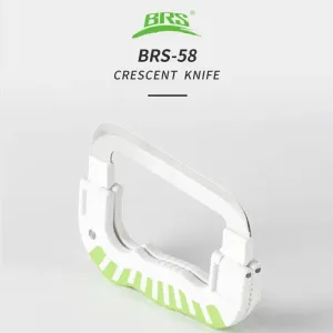 Brother Jiedeng BRS-58 Shy Moon Knife Outdoor Kitchen Knife Kitchenware Camping Folding Kitchen Knife Outdoor Vegetable Cutting