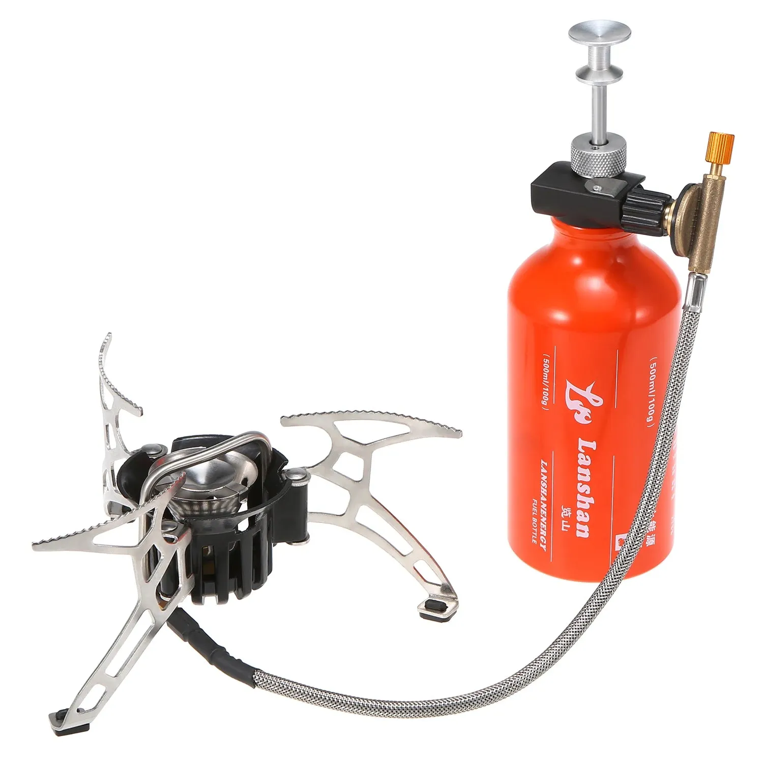 Camping Multi Fuel Stove Preheating Oil/Gas Outdoor Camping Stove Cooker Picnic Cookout Hiking Equipment Gasoline Stove Burners