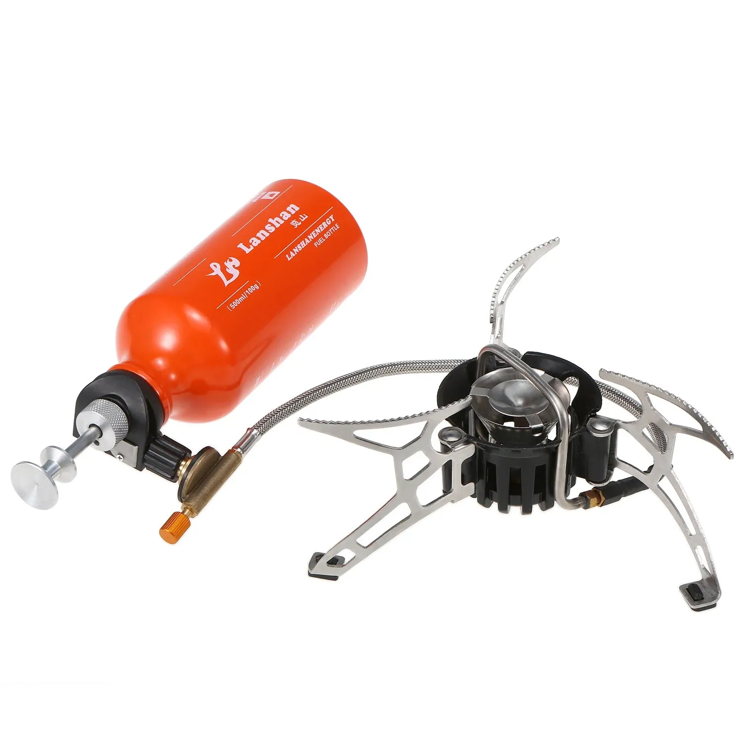 Camping Multi Fuel Stove Preheating Oil/Gas Outdoor Camping Stove Cooker Picnic Cookout Hiking Equipment Gasoline Stove Burners
