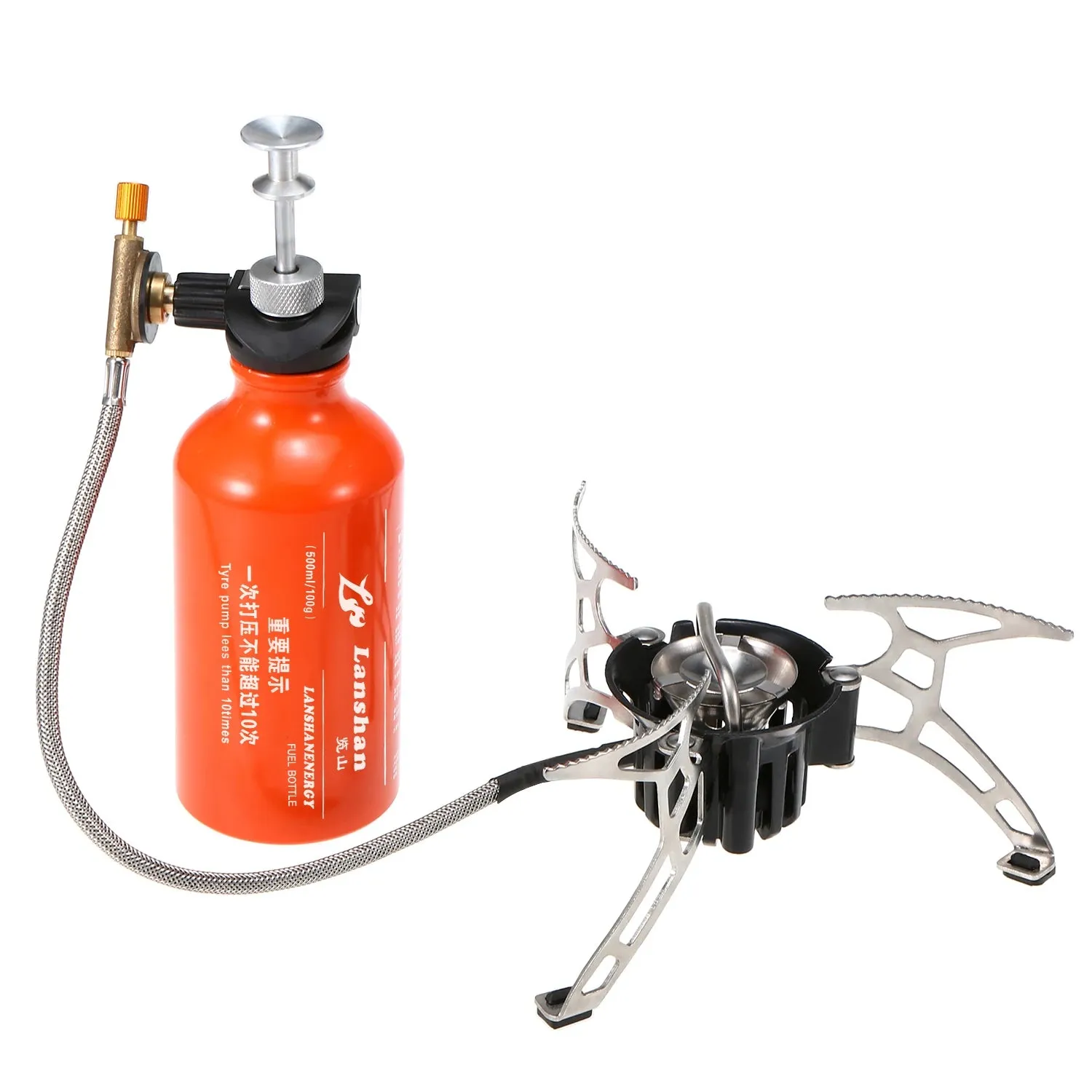 Camping Multi Fuel Stove Preheating Oil/Gas Outdoor Camping Stove Cooker Picnic Cookout Hiking Equipment Gasoline Stove Burners