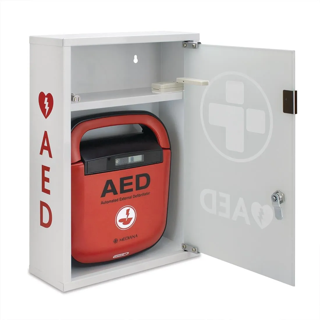 CH787 Automated External Defibrillator Alarmed Metal Cabinet