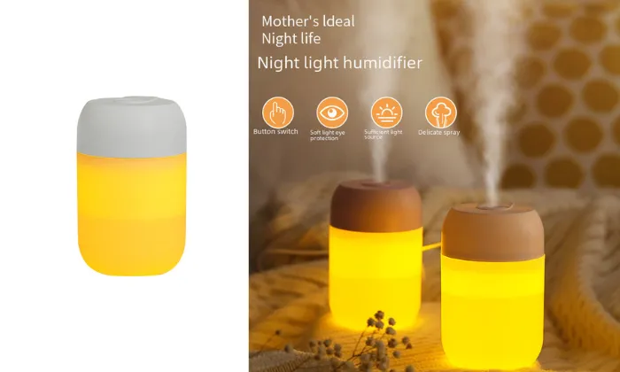 Compact Night Light Humidifier