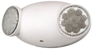 Compass Led Emergency Light Thermoplastic Dual-Head 3 Volt Dc 1 Watt White