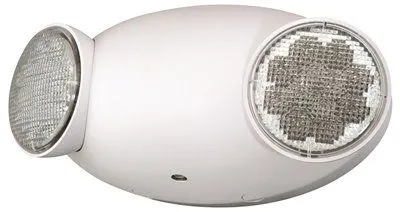 Compass Led Emergency Light Thermoplastic Dual-Head 3 Volt Dc 1 Watt White