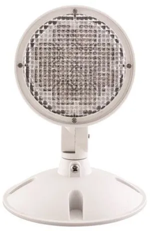 Compass Led Outdoor Emergency Remote Lamp Head With Mounting Plate Single Head 1 Watt 3 Vdc White