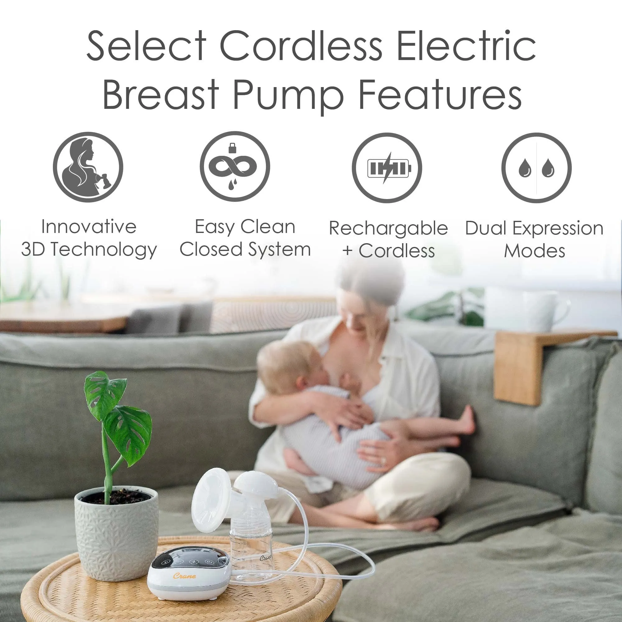 Crane Rechargeable Breast Pump