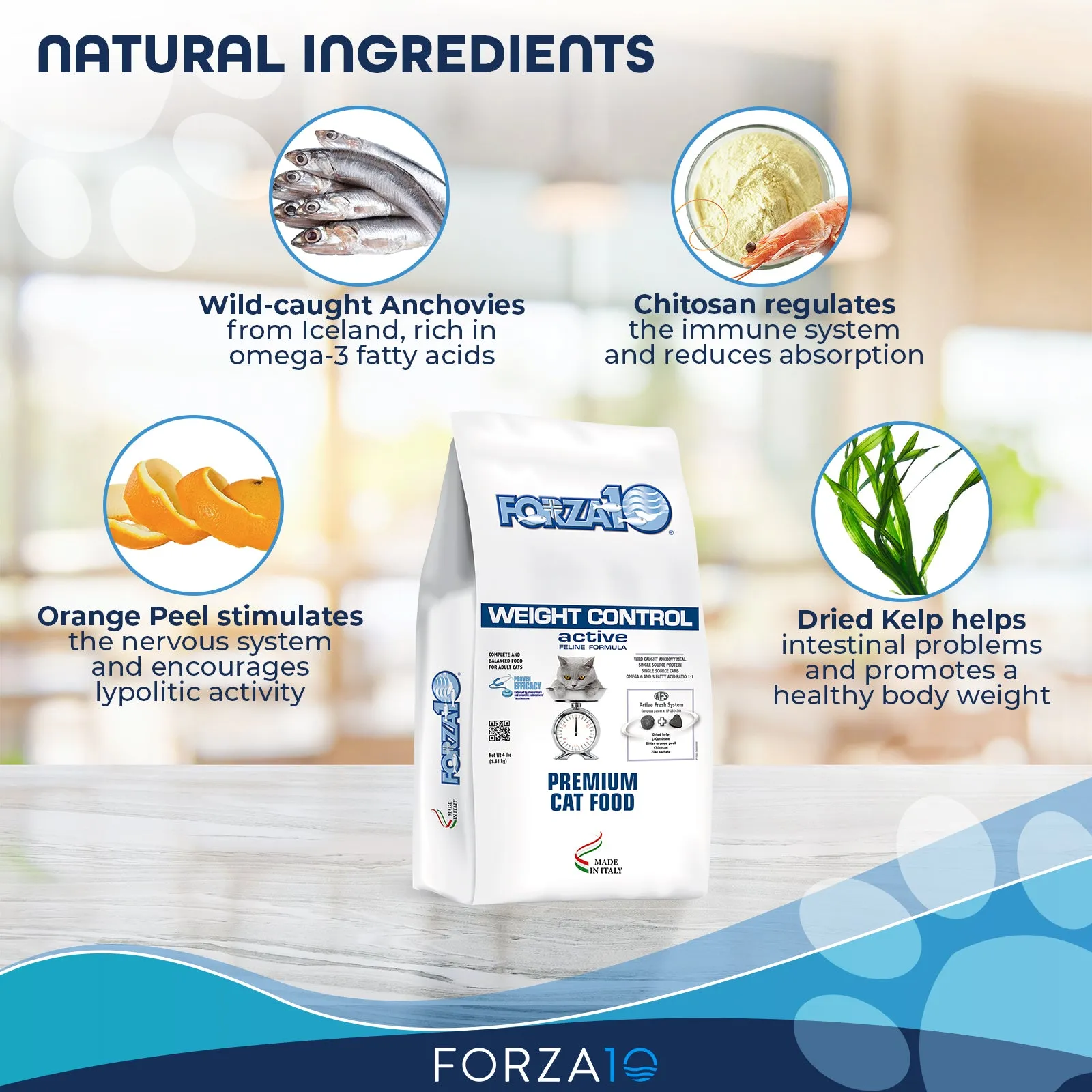 Forza10 Nutraceutic Active Weight Control Diet Dry Cat Food
