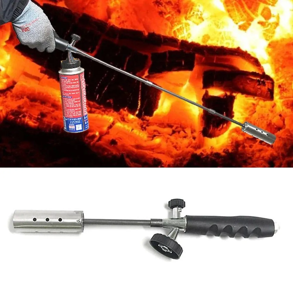 Grass Burners Waterproof Weeding Fire Machine Blowtorch Multipurpose Grass Remove Torch Welding Tool for Outdoor Camping Weeders