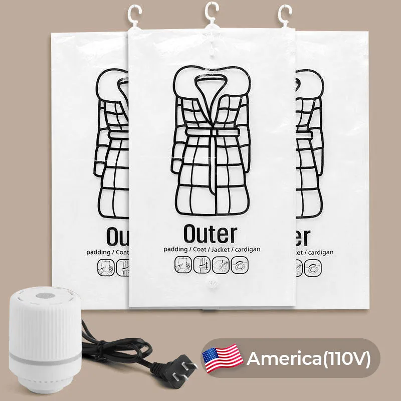  Hanging Vacuum Storage Bags