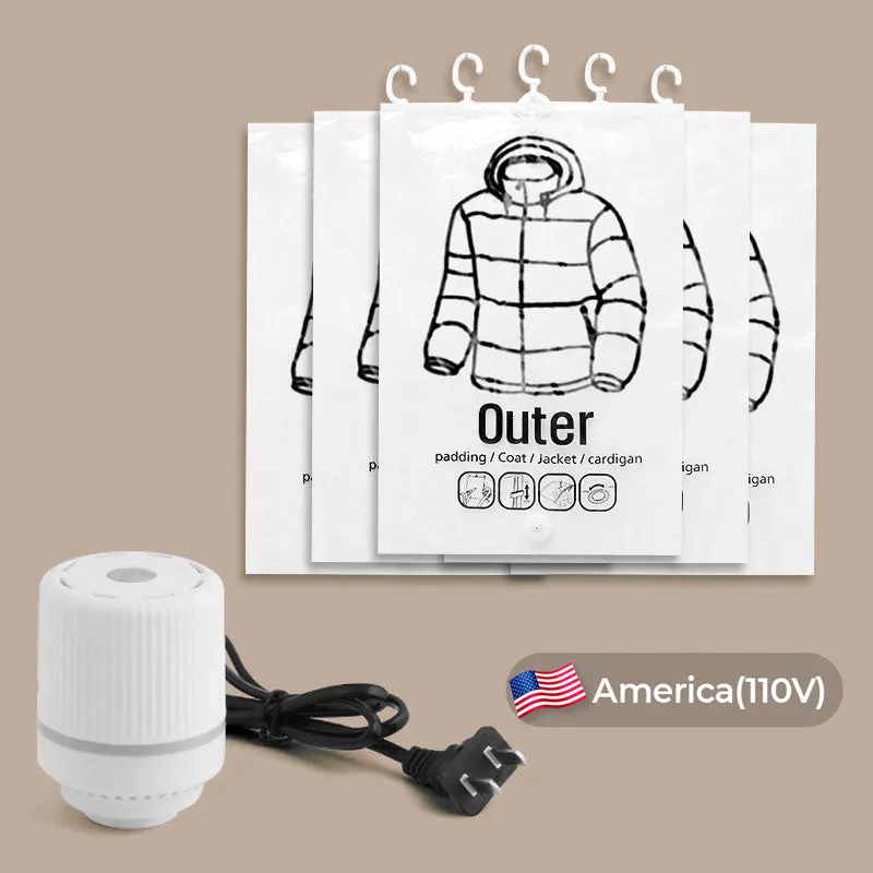  Hanging Vacuum Storage Bags