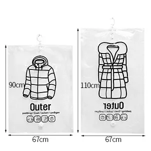  Hanging Vacuum Storage Bags