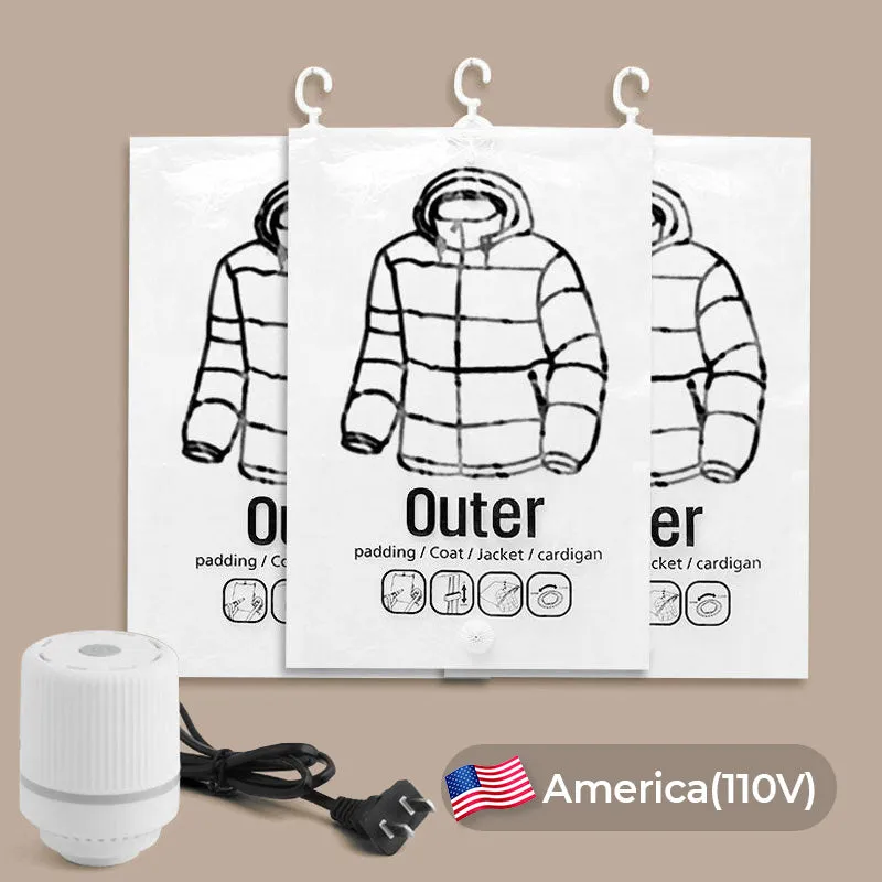  Hanging Vacuum Storage Bags