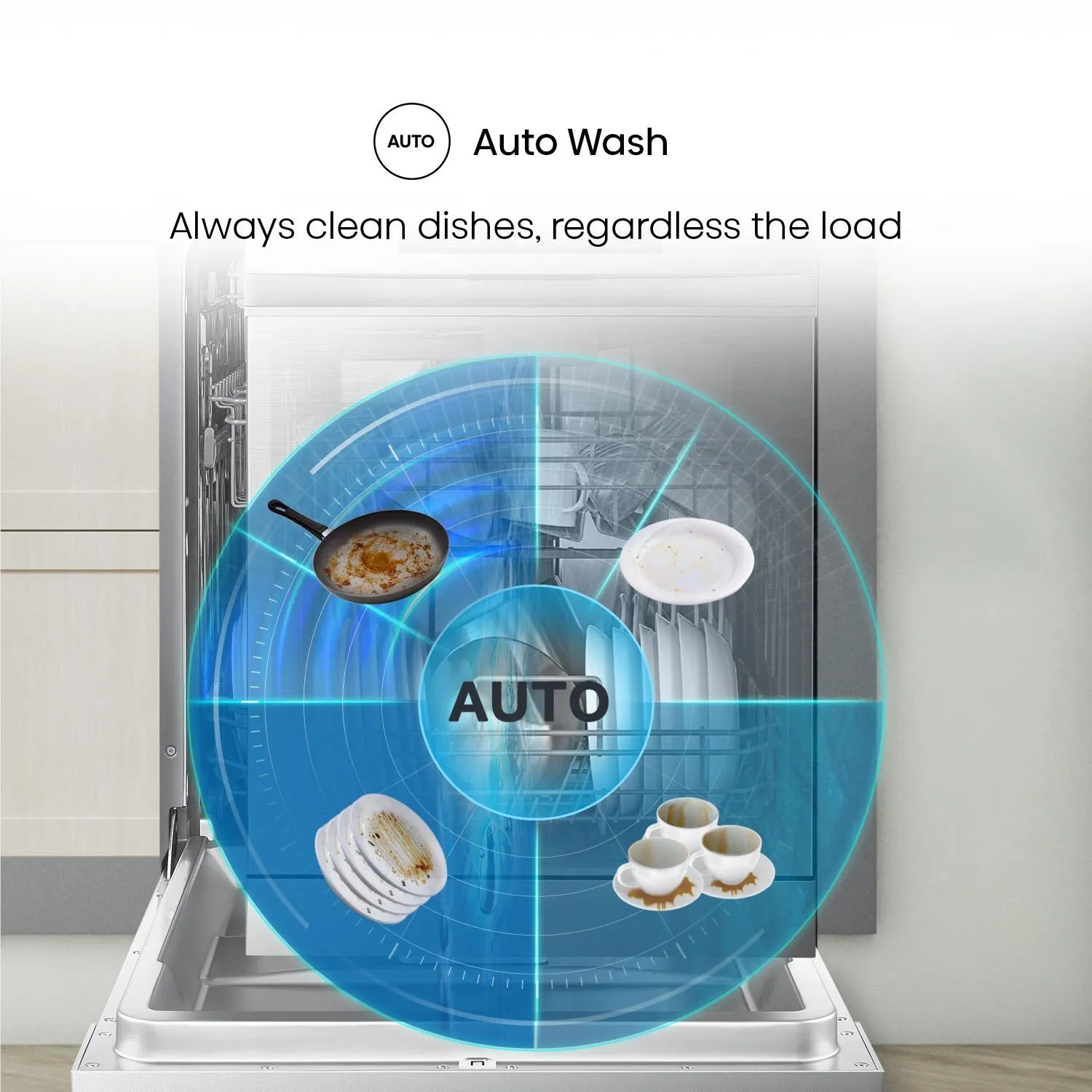 Hisense HSCE14FS 14-Place Setting Freestanding Dishwasher (Stainless Steel)