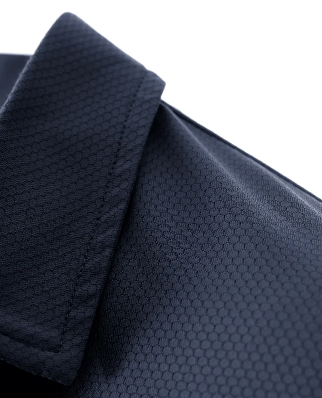 ISLAND GREEN Honeycomb Jacquard Polo 303 Navy