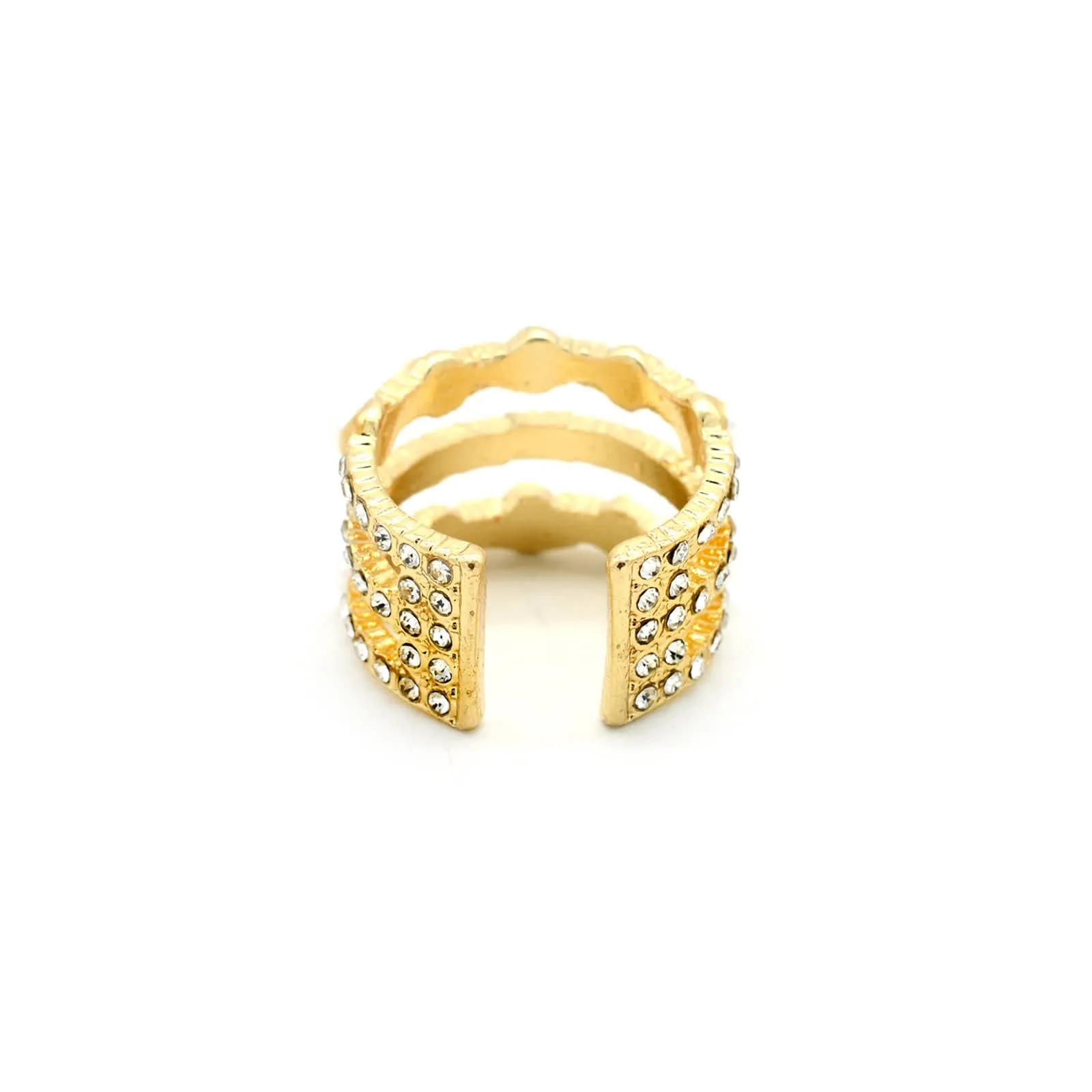 Joker & Witch Pearlaceous Gold Ring for Women