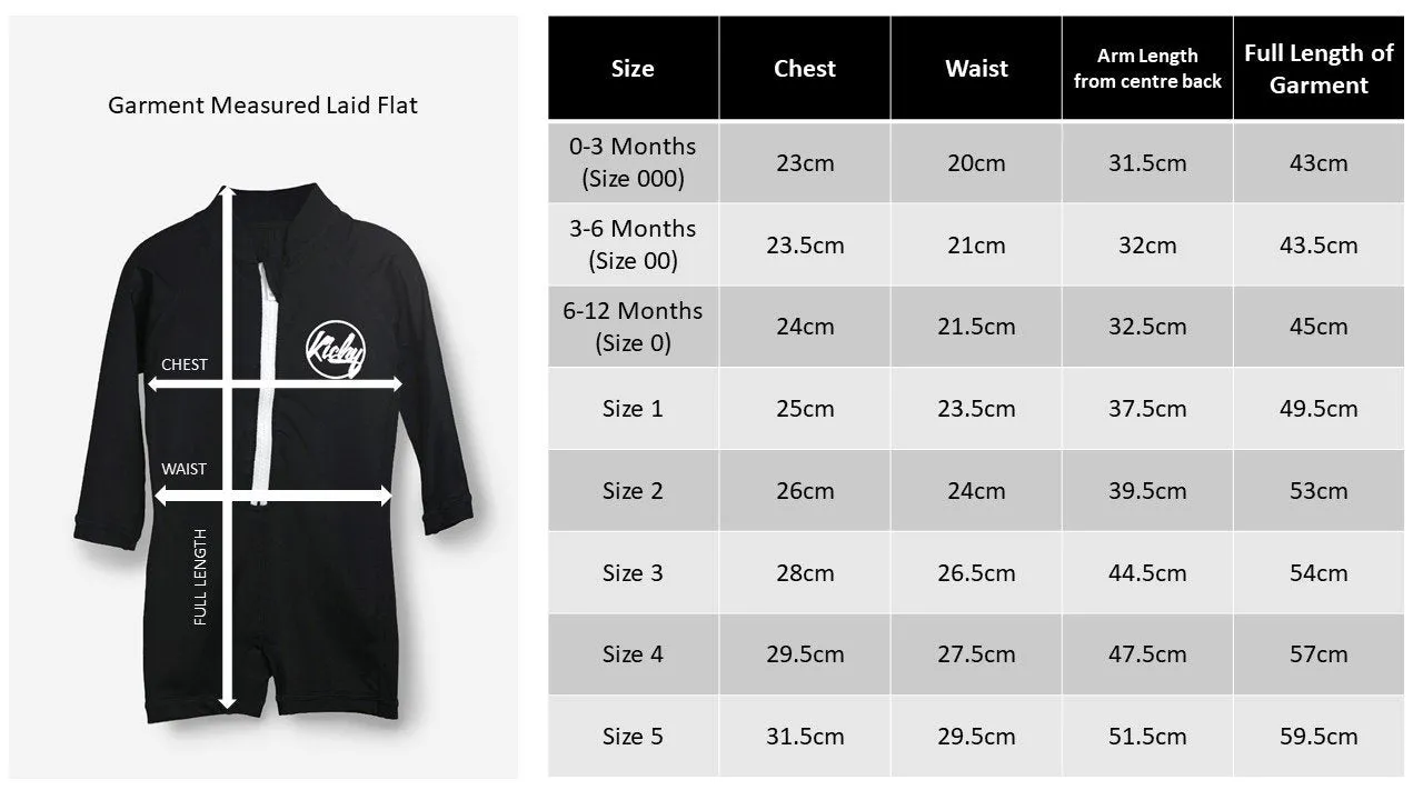 Kicky Swim - One Piece Rashguard Suit | Ash Grey
