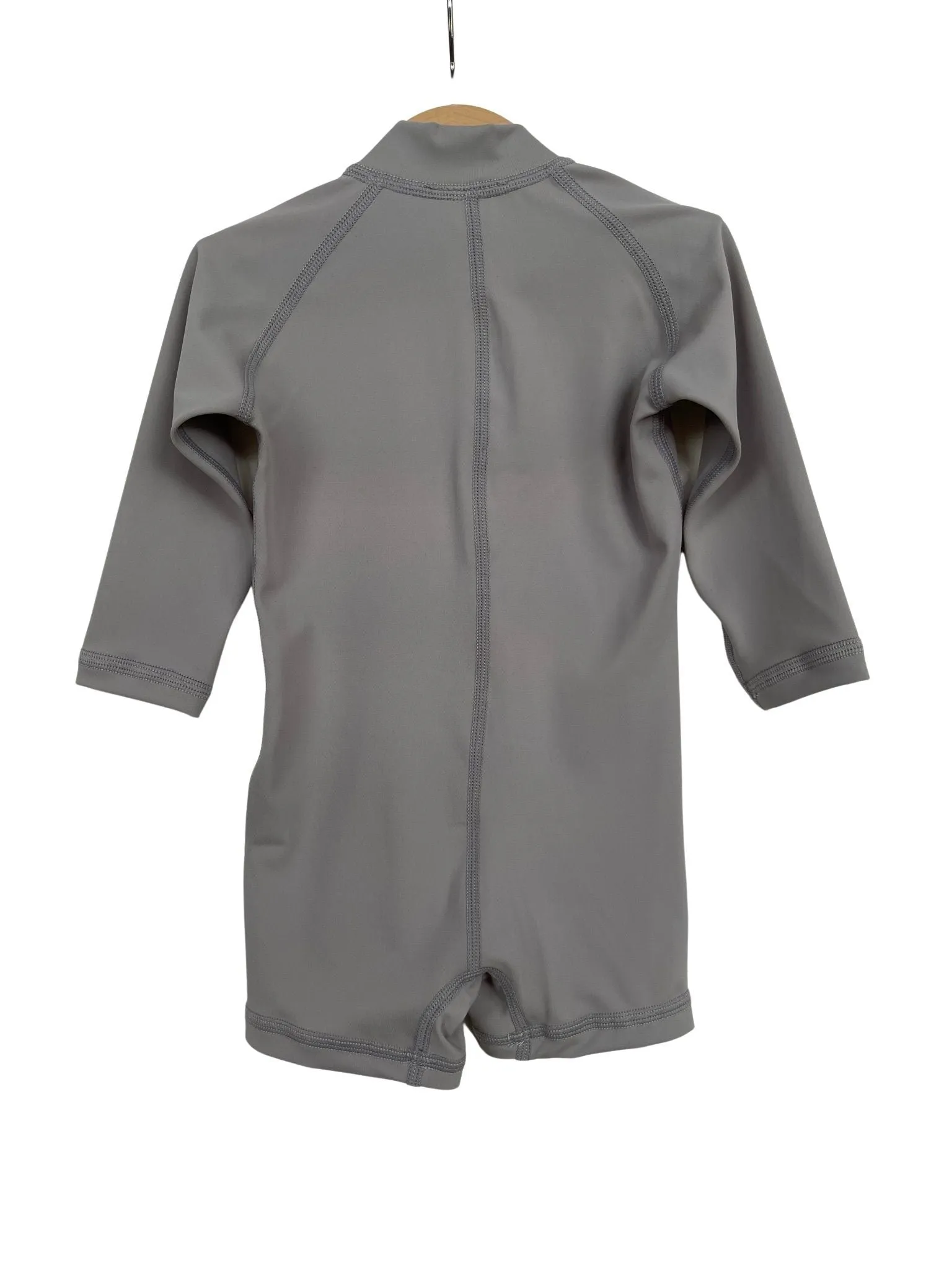 Kicky Swim - One Piece Rashguard Suit | Ash Grey