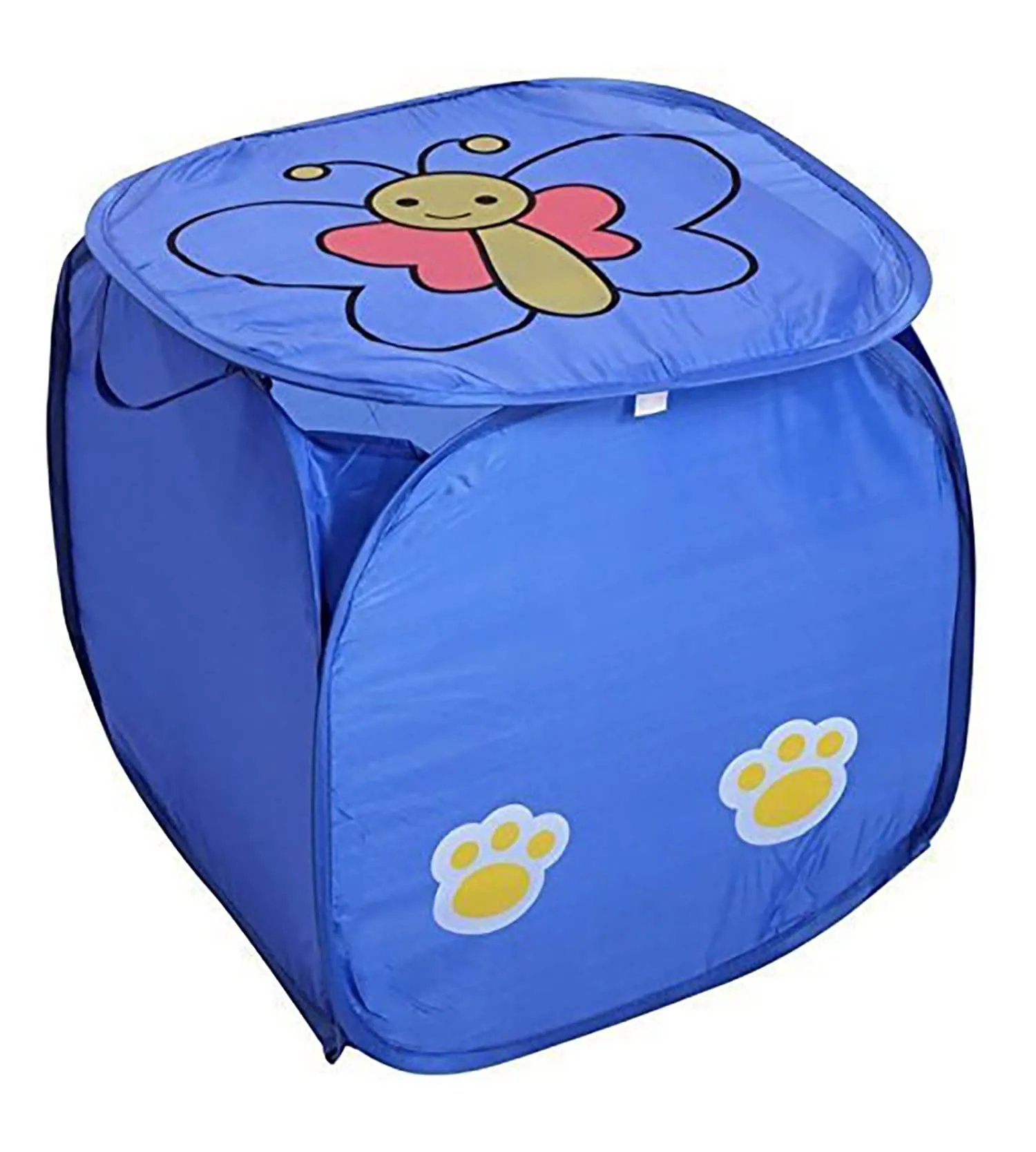 Kuber Industries Printed Polyster Foldable Laundry Organiser With Lid & Handles (Multicolor)-HS43KUBMART25853