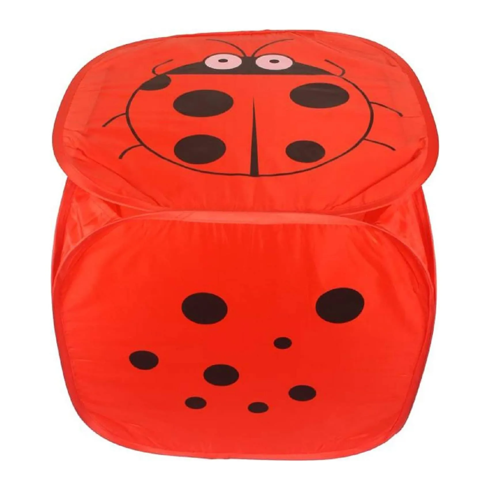 Kuber Industries Printed Polyster Foldable Laundry Organiser With Lid & Handles (Multicolor)-HS43KUBMART25853