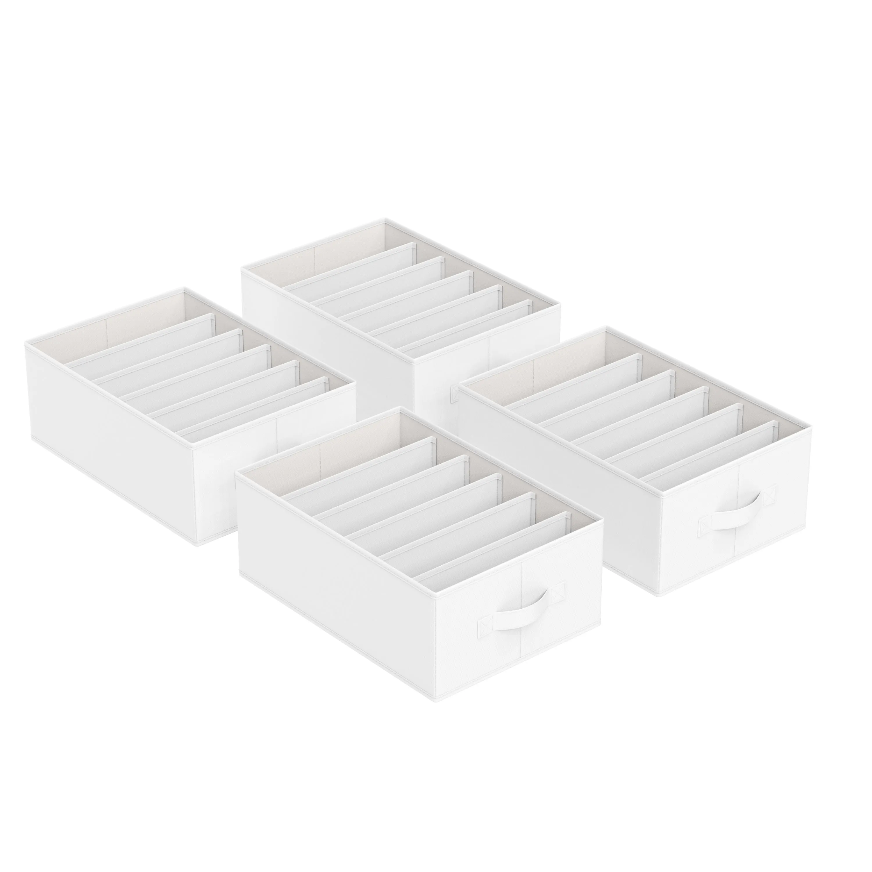 Large 6-Compartment Foldable Clothes Organizers