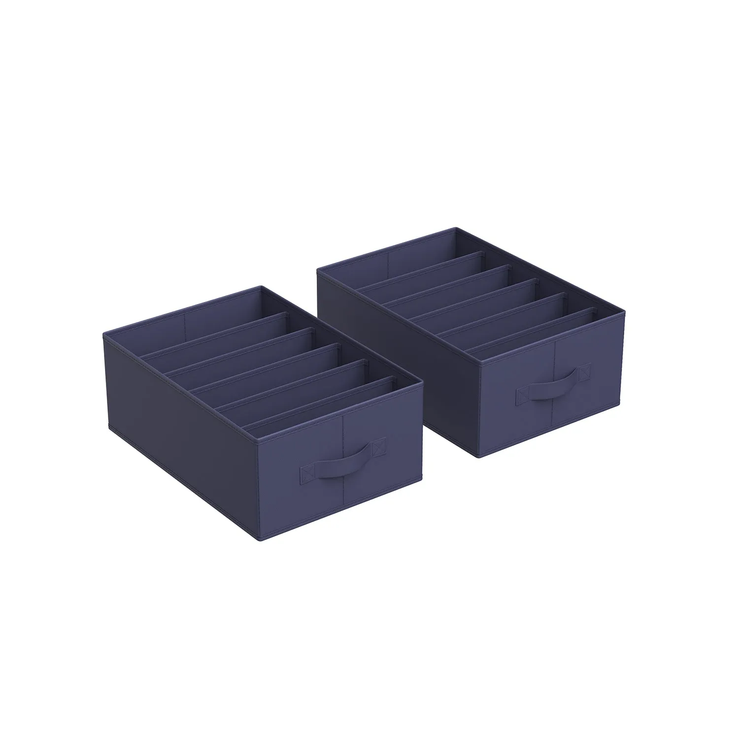 Large 6-Compartment Foldable Clothes Organizers