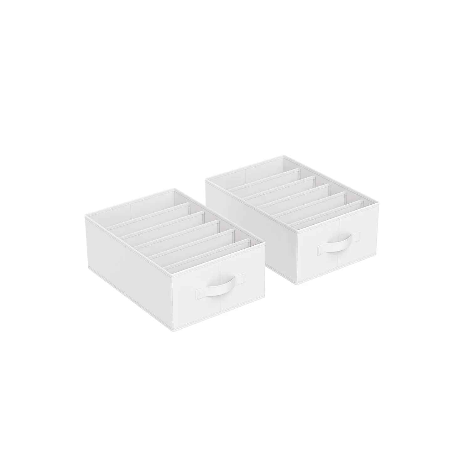Large 6-Compartment Foldable Clothes Organizers