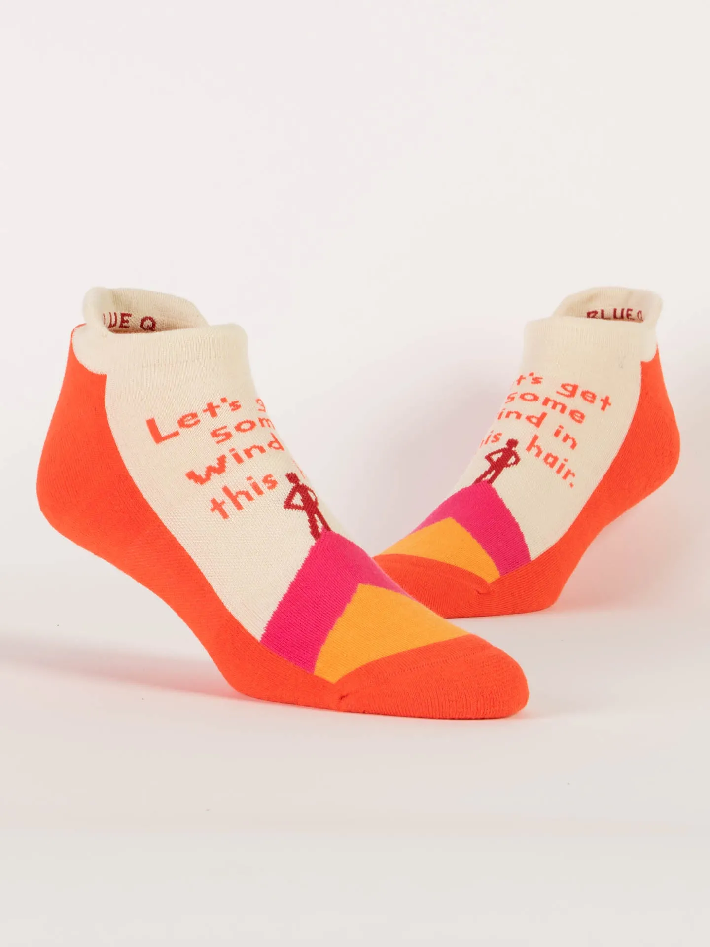 Let's Get Some Wind In This Hair Sneaker Socks