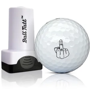 Middle Finger Golf Ball Stamp