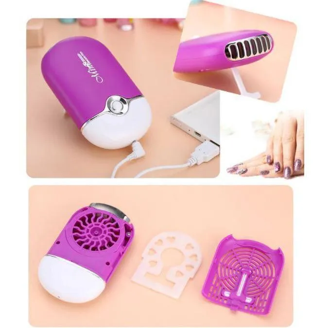 Mini Palm Size Small Portable USB Rechargeable Bladeless Fan