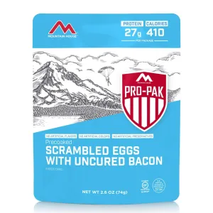 Mountain House Scrambled Eggs with Uncured Bacon Pro-Pak® | Classic Breakfast Anywhere