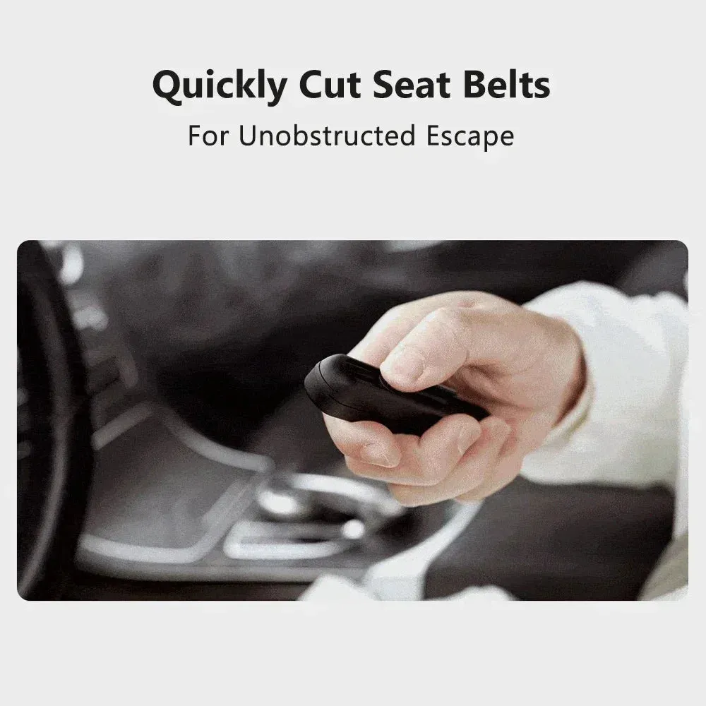 NexTool Car Temporary Parking Card Hidden Window Breaker With Seat Belt Cutter Life-Saving Escape Car Emergency Tool